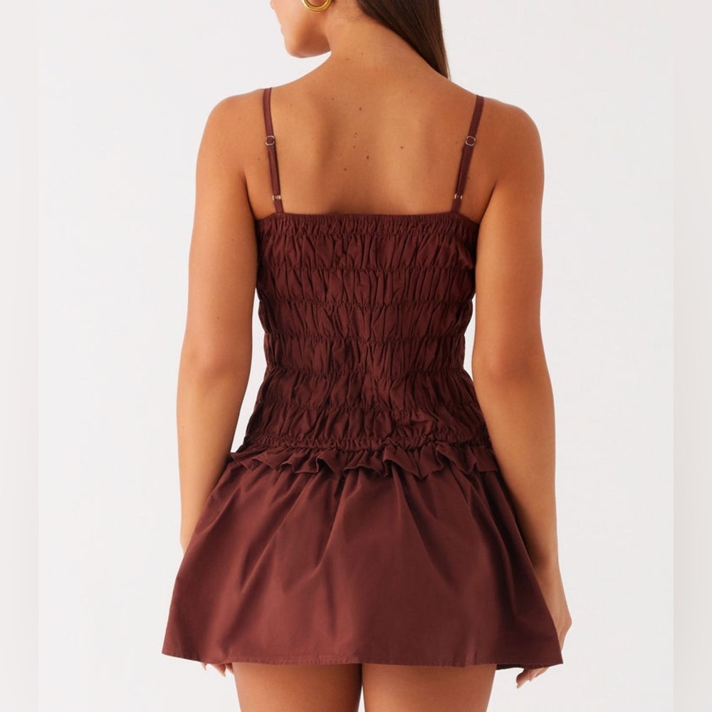 Peppermayo Brown Jaxi Mini Dress - Picture 2 of 4